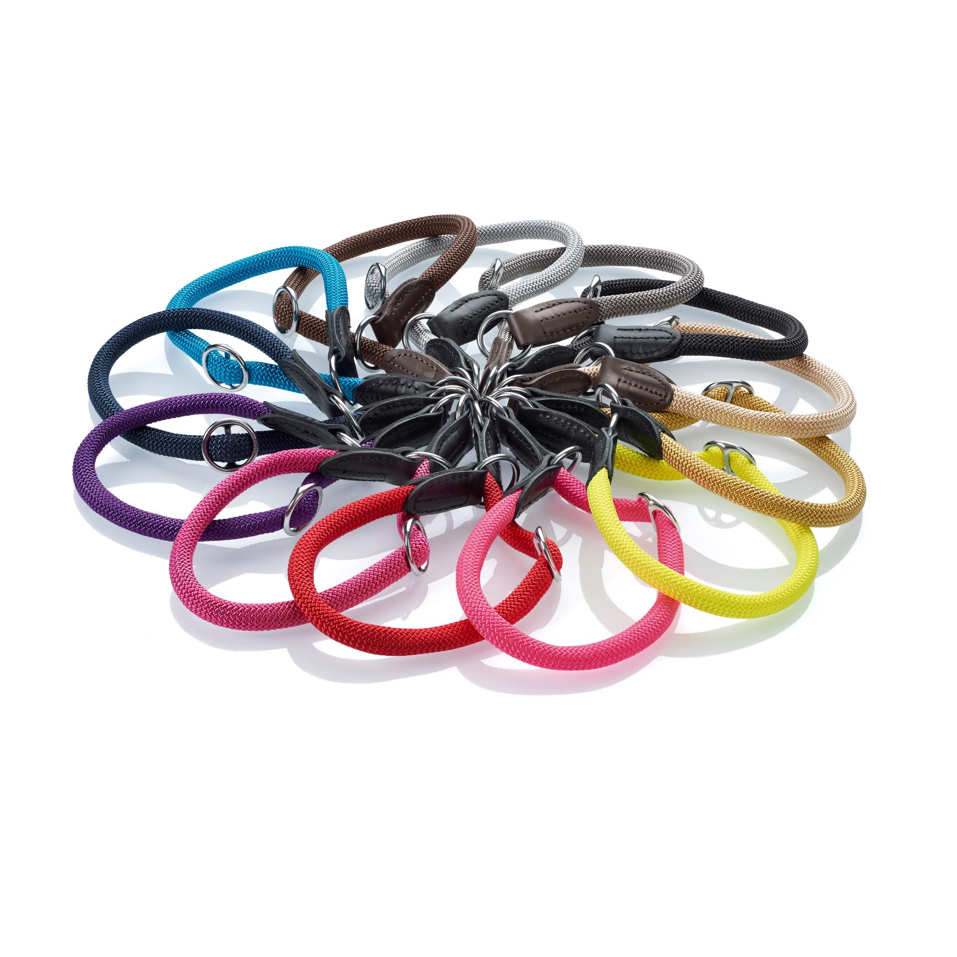 Dressurhalsband Freestyle mit Stopper - petrol