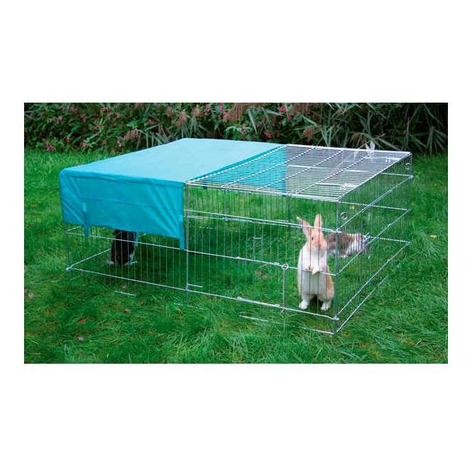 Image of Kerbl Freilaufgehege – 112 x 60 x 144 cm - Silber - bei Hauptner.ch