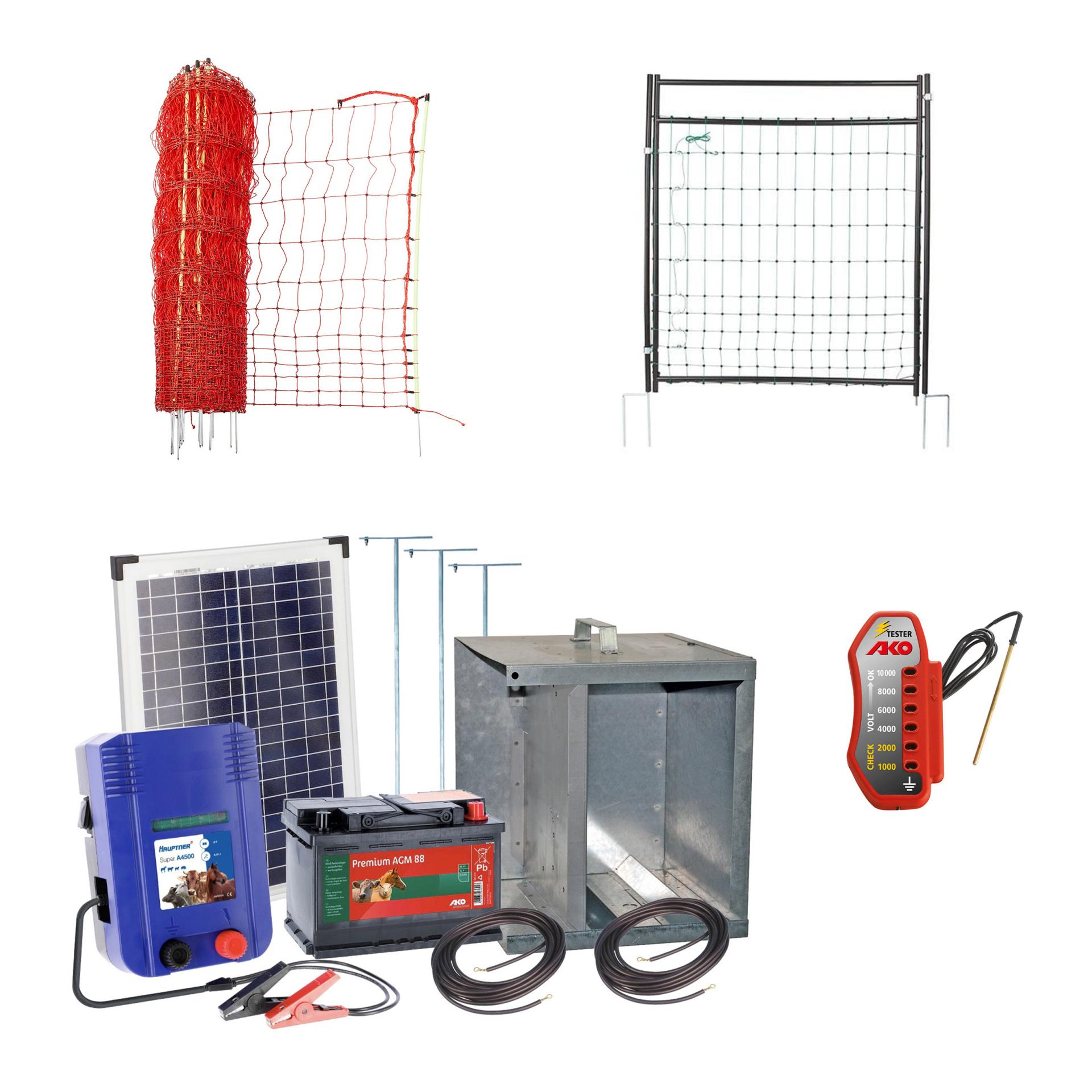 12V Geflügel-Komplett-Set, 50 m