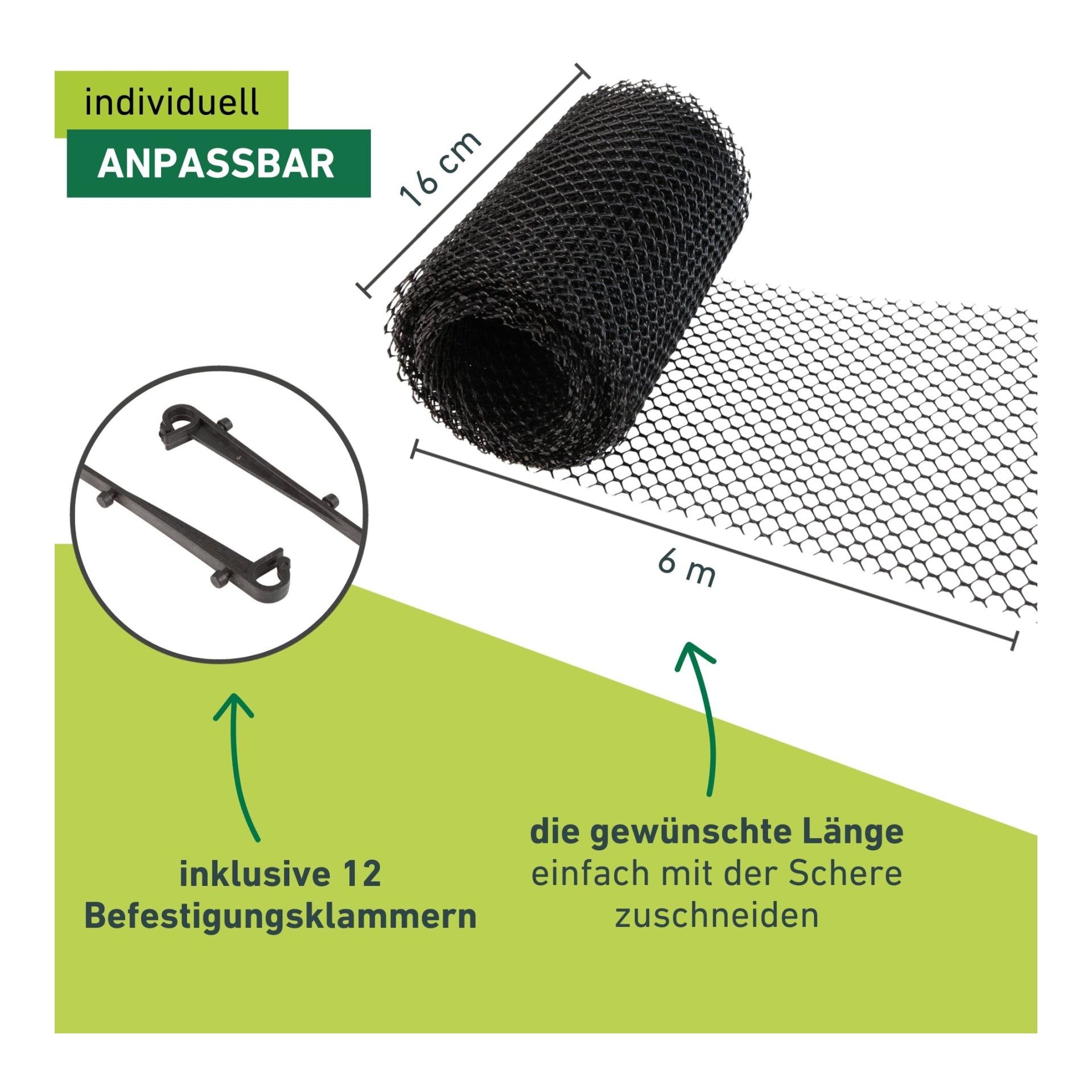 Windhager Dachrinnen - Laubschutz "Wave"