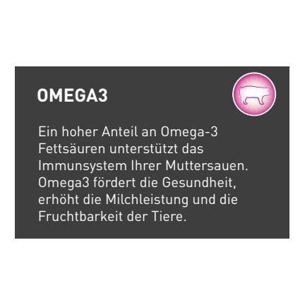 granovit Zucht Viva Plus NPR - Schweinefutter für Mutterschweine mit Omega-3, Griess
