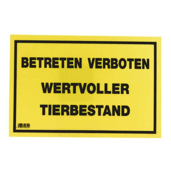 Image of Siepmann Warnschilder "Wertvoller Tierbestand" bei Hauptner.ch