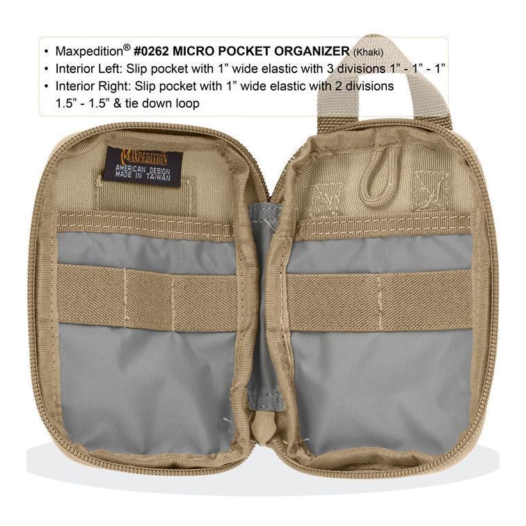 Micro Pocket Organizer - Schwarz