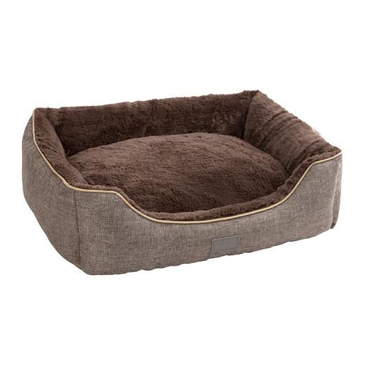 Kuschelbett Samuel, grau/braun