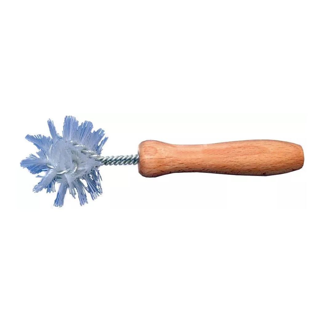 Kugelbürste mit Holzgriff