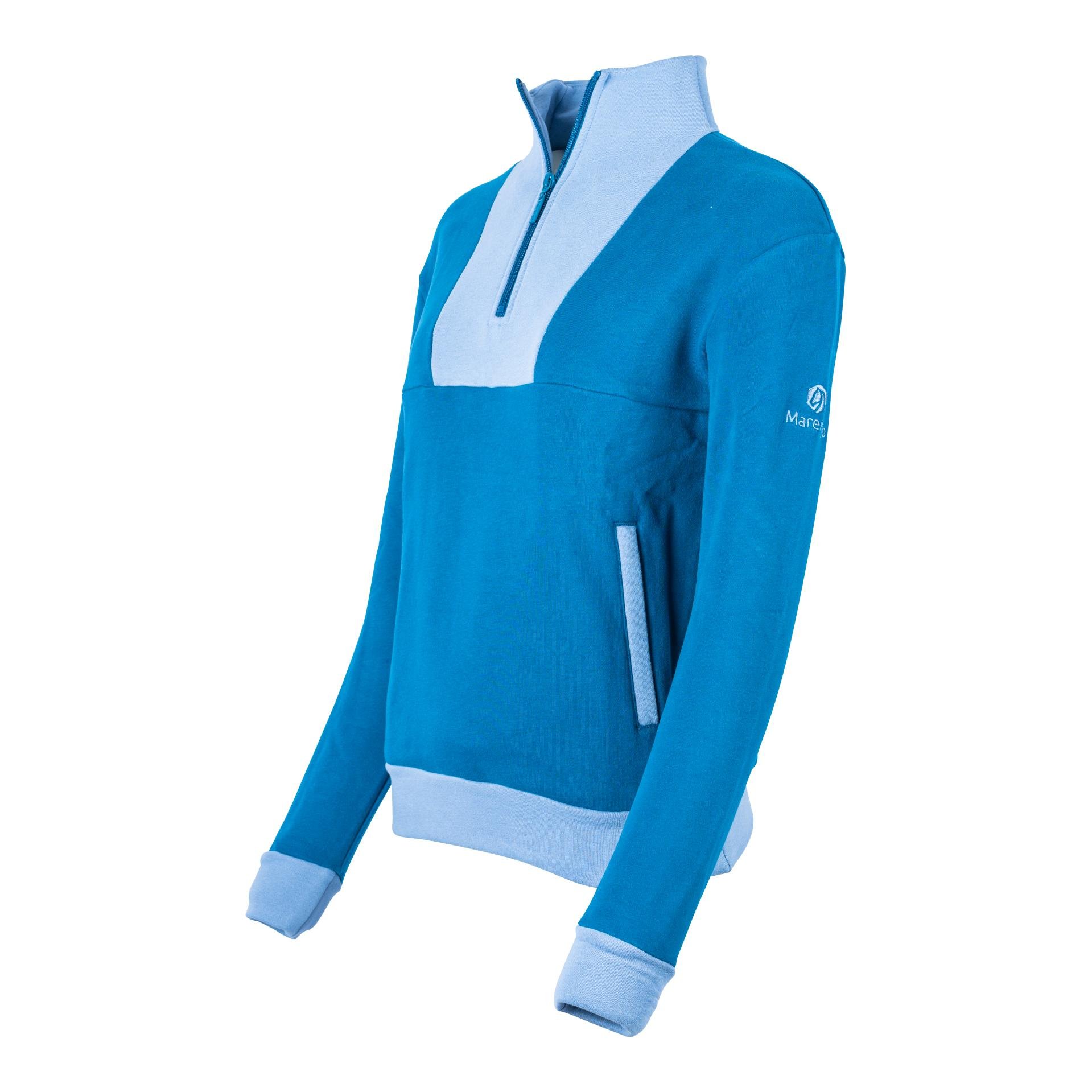 Marengo Zip Sweatshirt Elements Ocean Blue