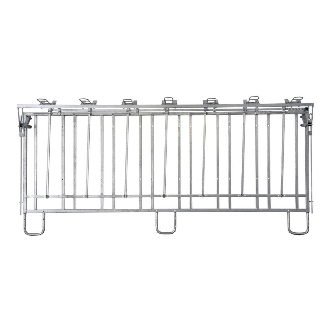 Fanggitter 7 Plätze, modulare Zaunaufstallung