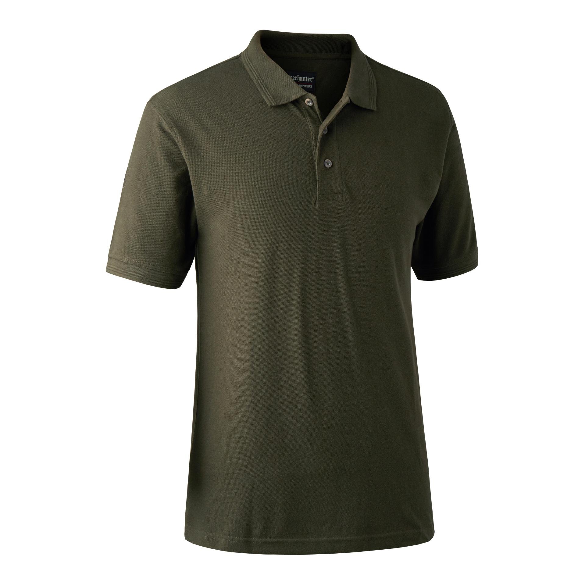Image of Deerhunter Redding Polo Hemd - Bark Green bei Hauptner.ch