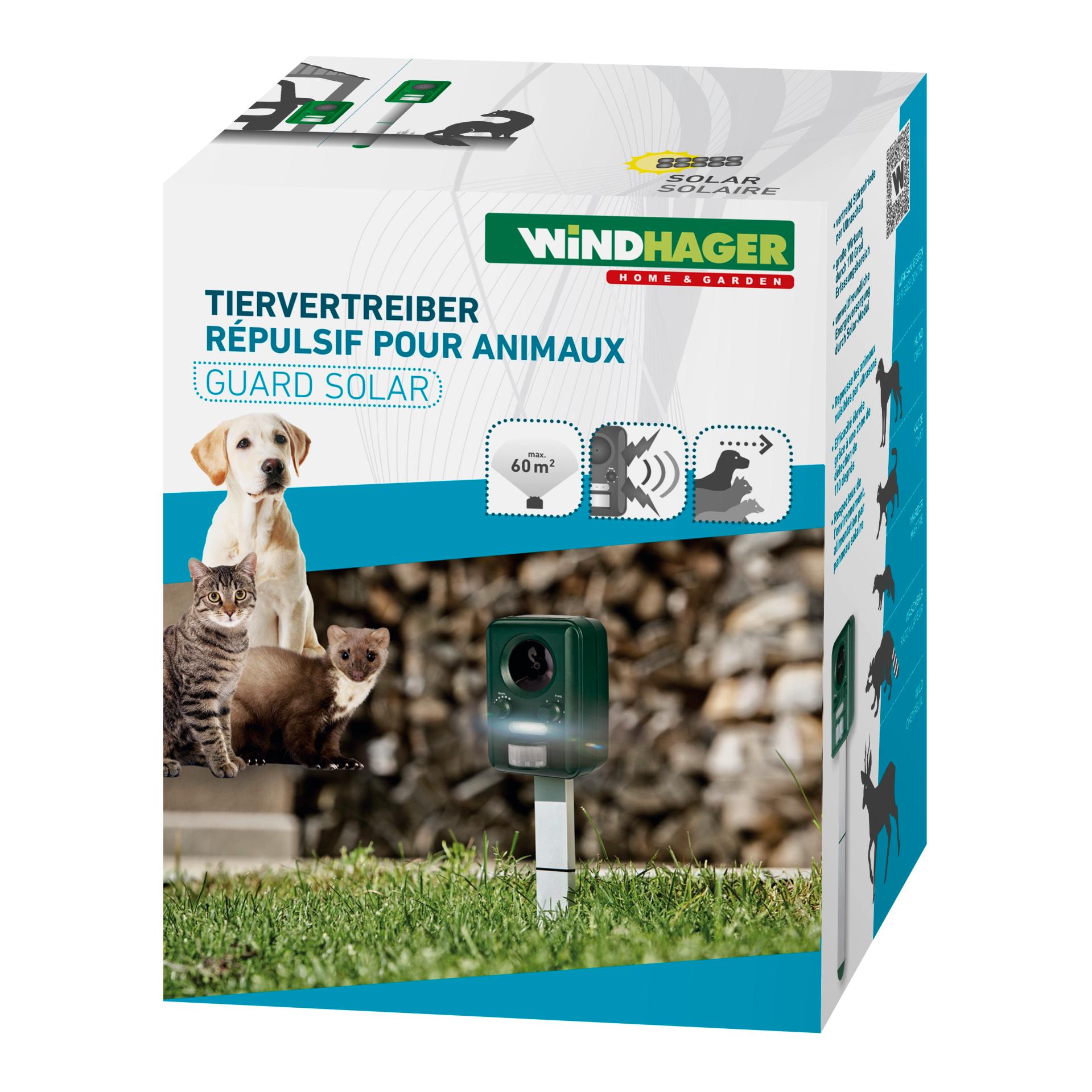 Windhager Chasse-animaux Guard Solar