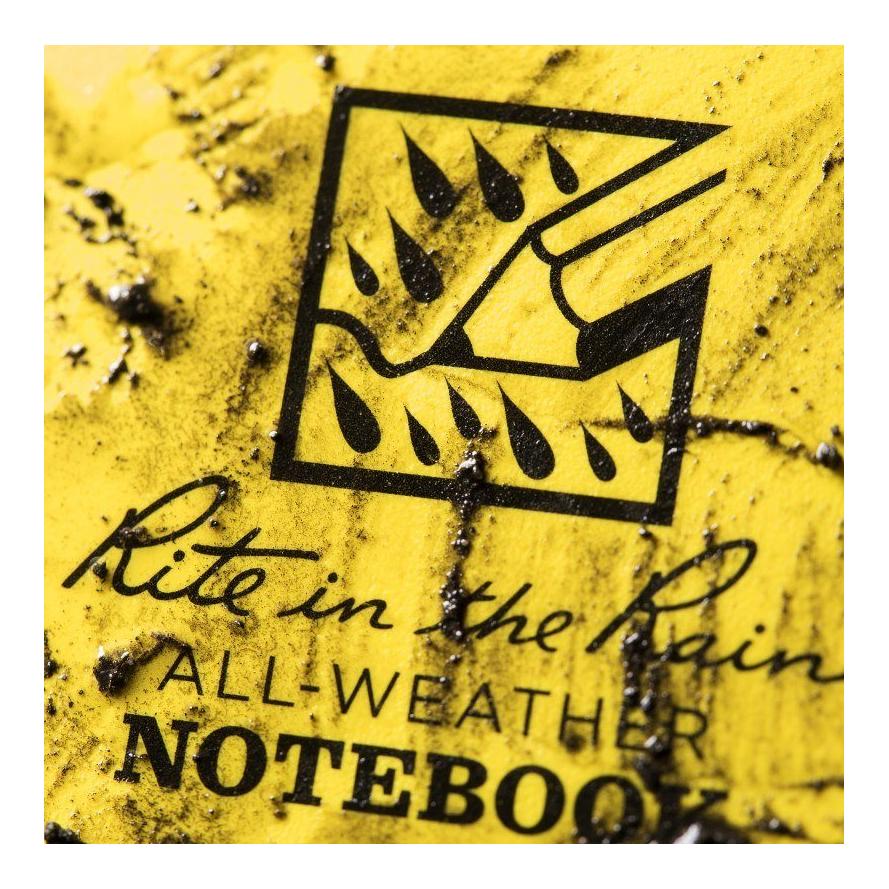 8.5 X 11 Allwetter Notizbuch 373-MX - Gelb