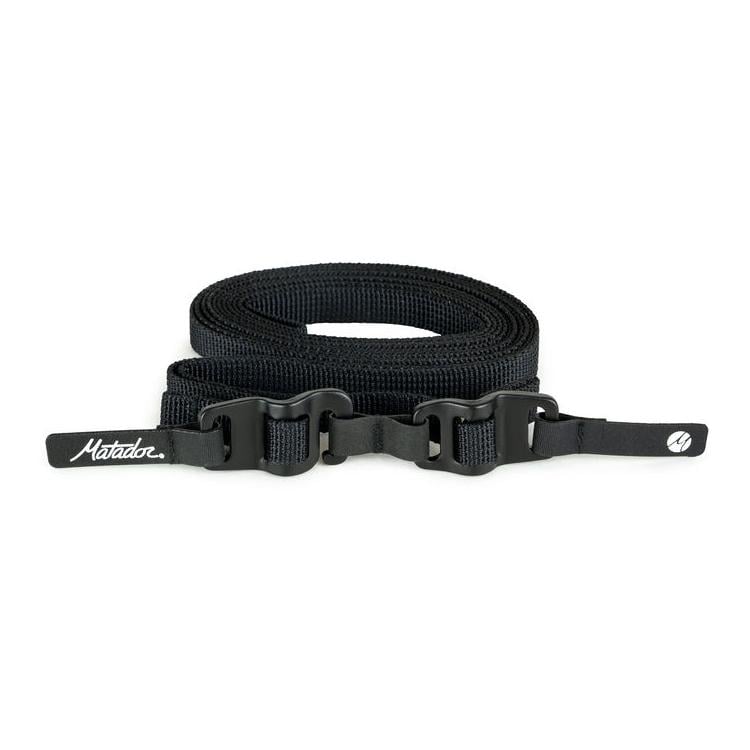 Better Tether Ausrüstungs-Straps 2er Pack - Schwarz