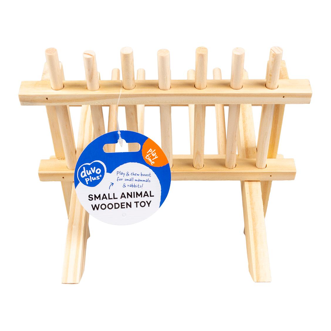 DuvoPlus Hölzerne Heuraufe  