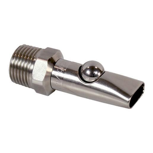 Image of Suevia Kugelbeissnippel AquaGlobe VA ½" - Edelstahl - bei Hauptner.ch