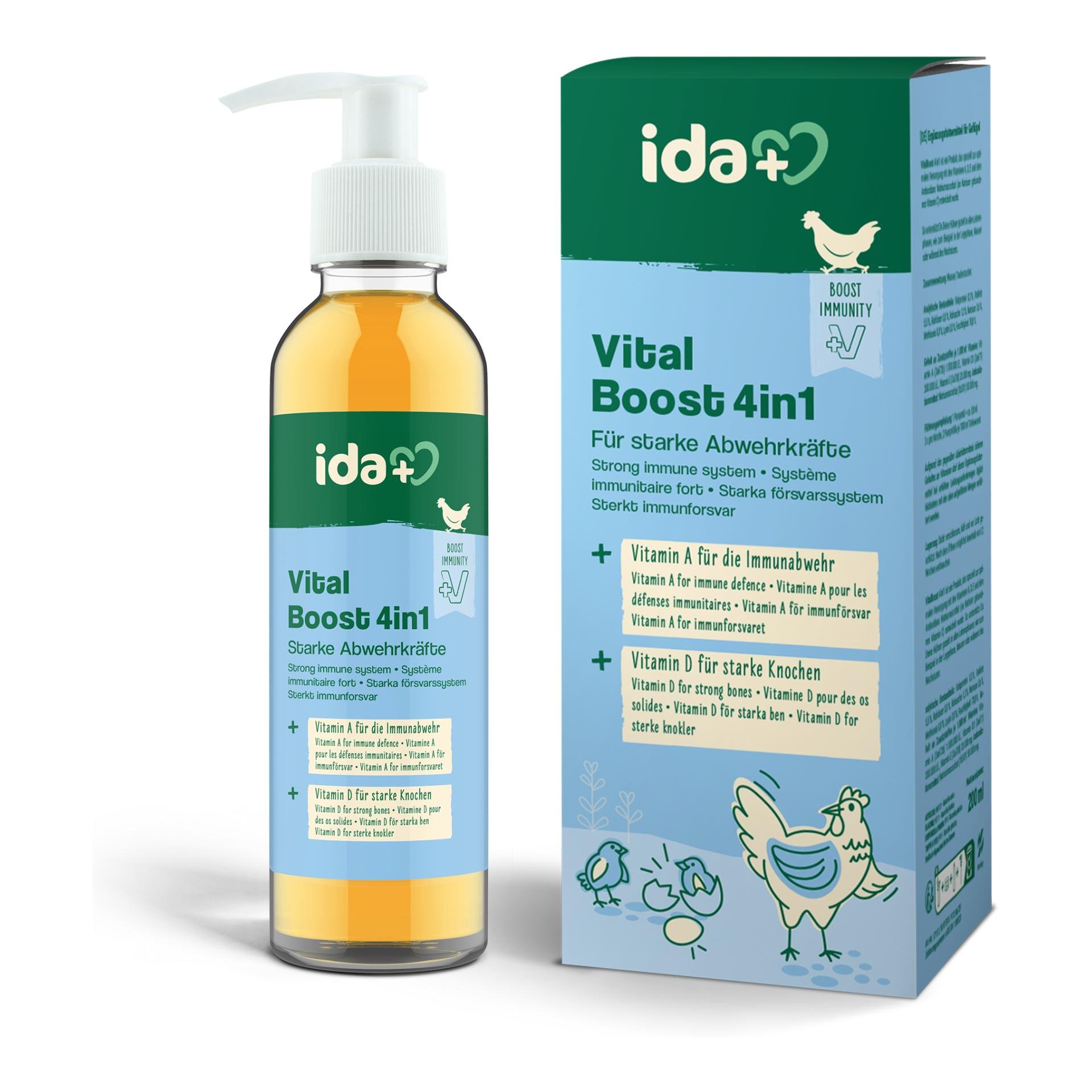 VitalBoost 4in1 – Vitaminkonzentrat für starke Abwehrkräfte