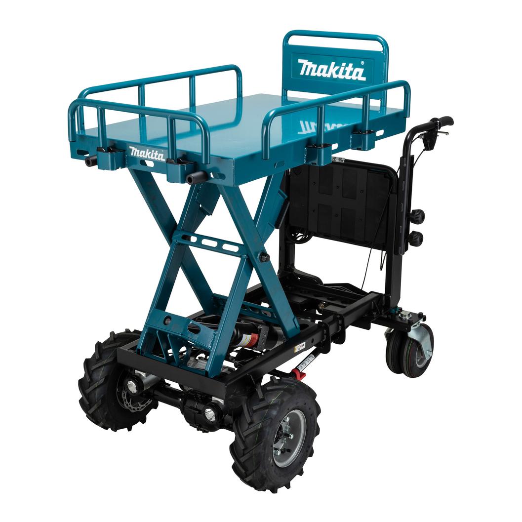 DCU601Z Akku-Schubkarre mit Elektro-Hubtisch LXT