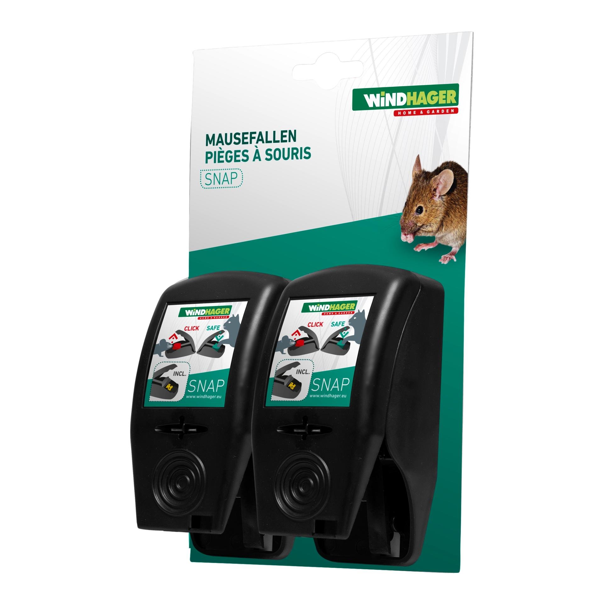 Mausefalle Snap - schwarz