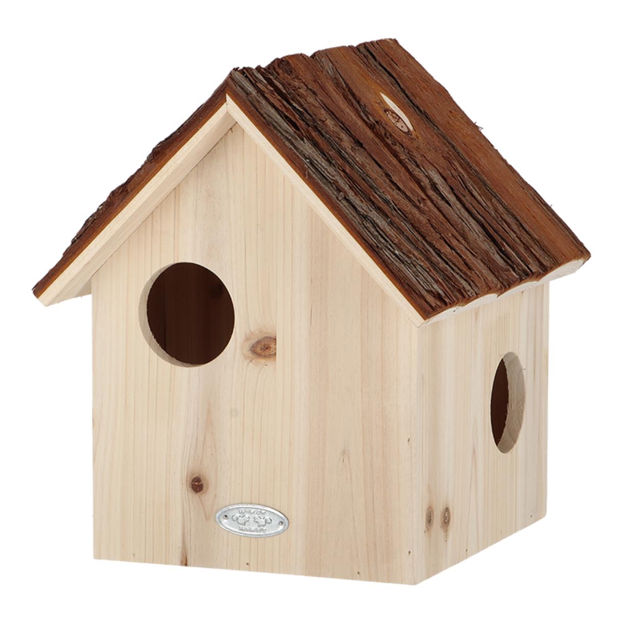 Eichhörnchenhaus Rindendach
