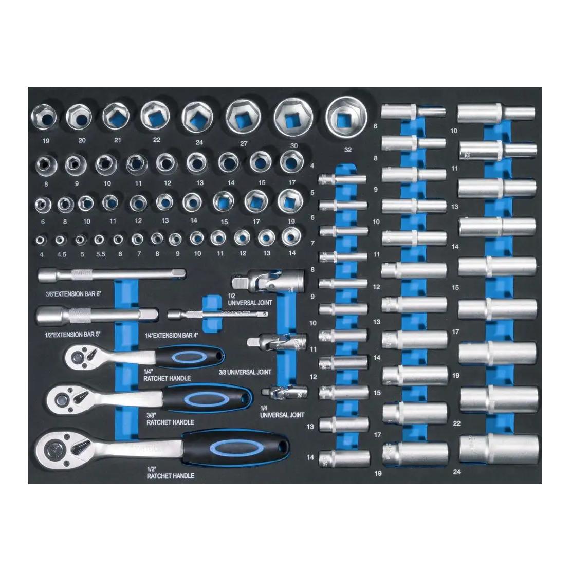 Werkstattwagen GW7 Black Line 165-teilig