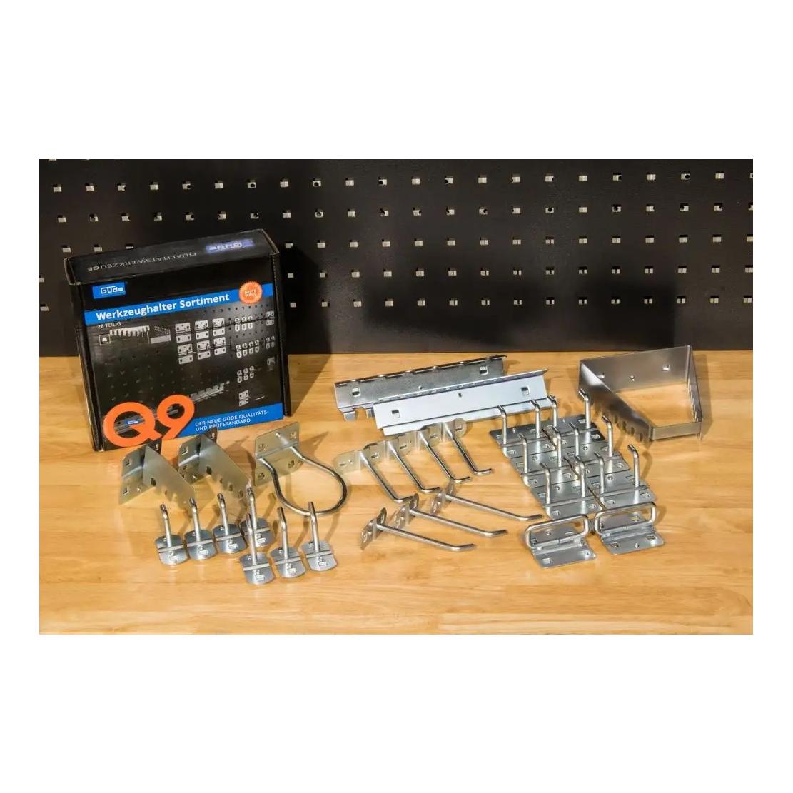Güde Assortiment de porte-outils, 28 pièces