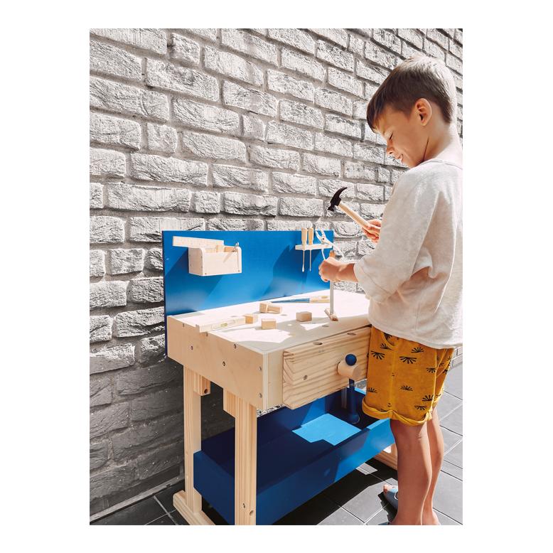 Kinderwerkbank mit Zubehör