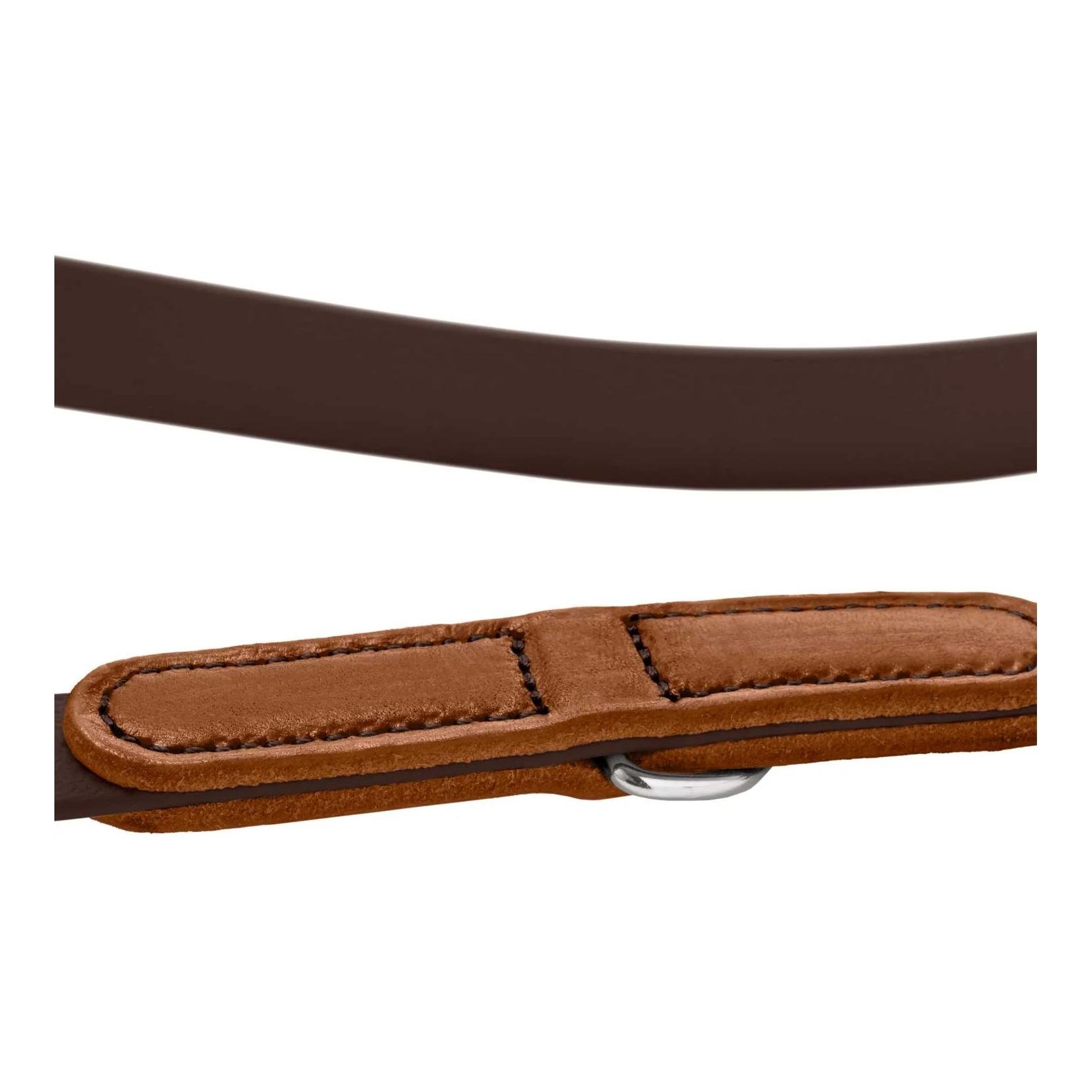 Verstellbare Führleine Wolmar BioThane® x Leder