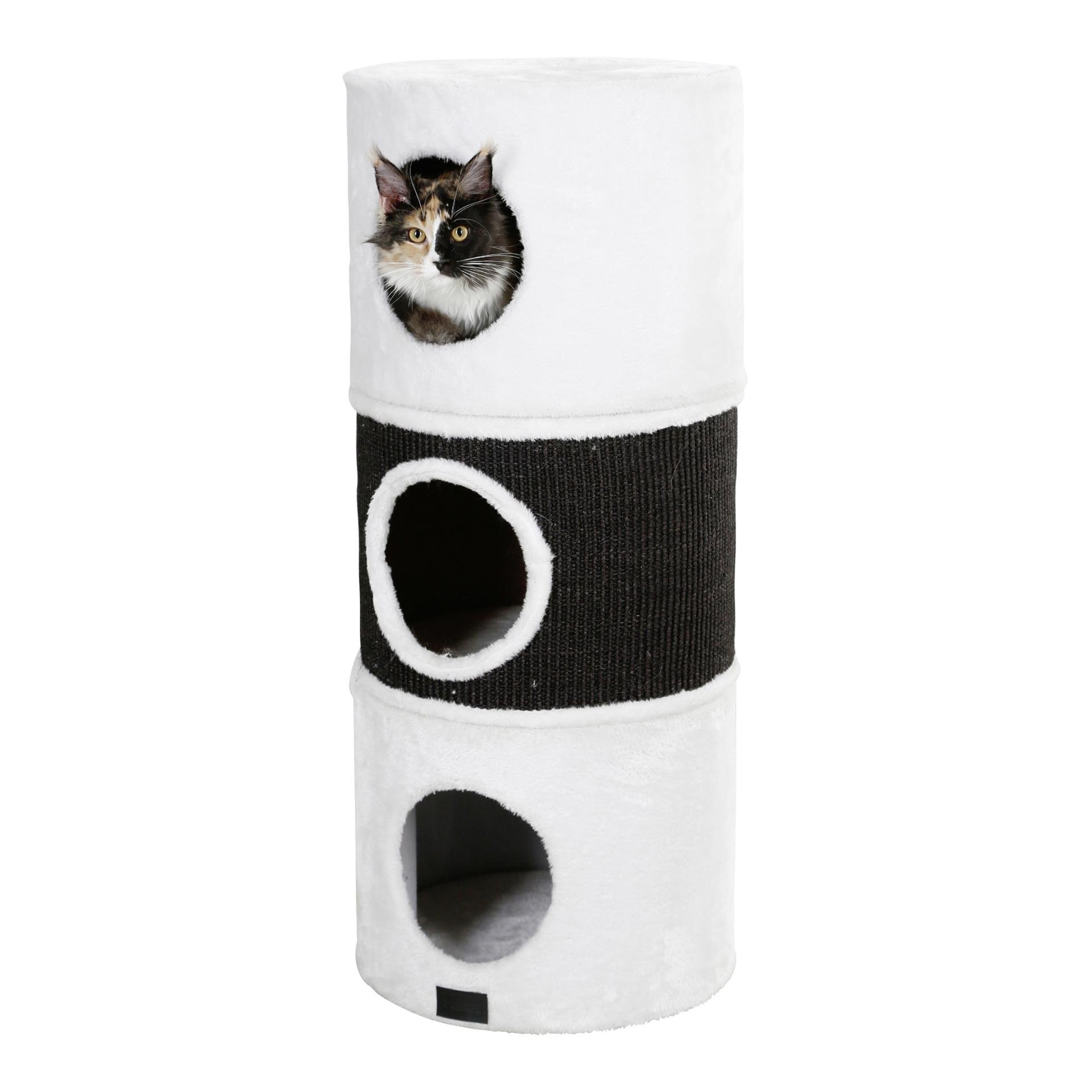 Image of Kerbl Kratztonne Niki - Weiss/Schwarz - bei Hauptner.ch