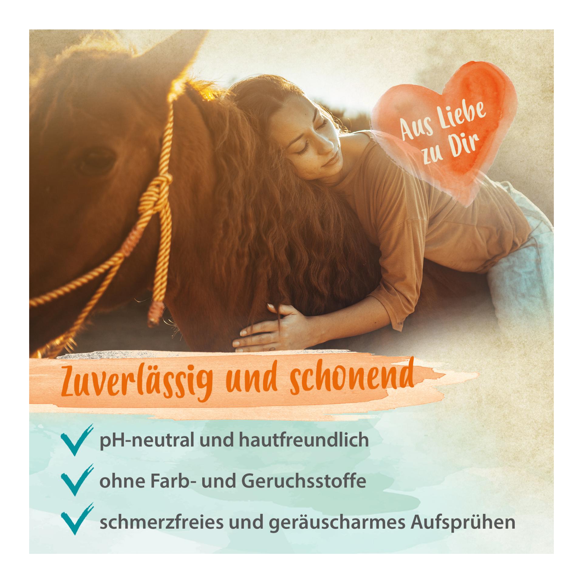 Mauke Spray für Pferde - schnelle Hilfe bei Mauke, Strahlfäule & Ekzemen 