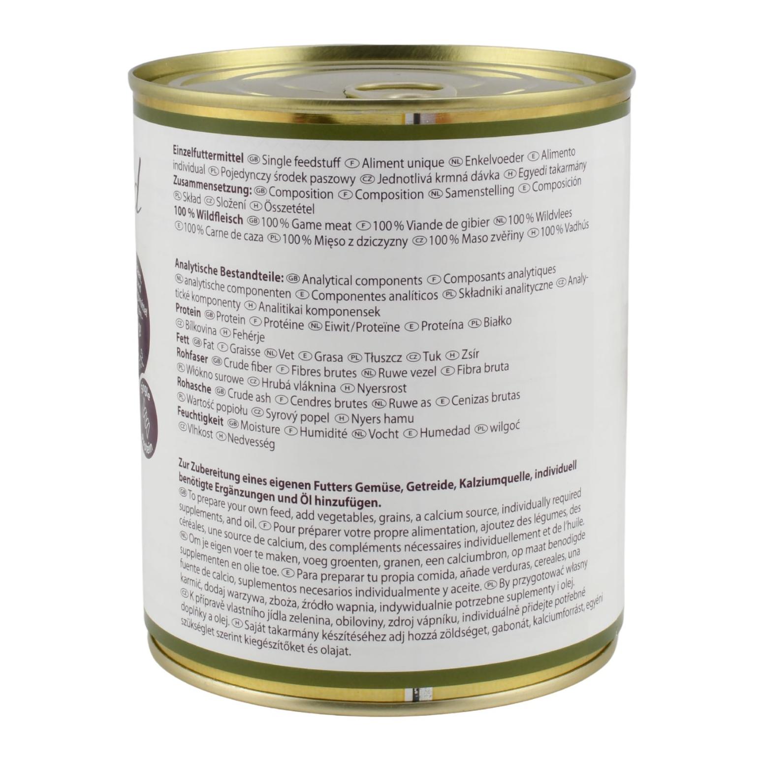 Wildfleisch für Hunde und Katzen