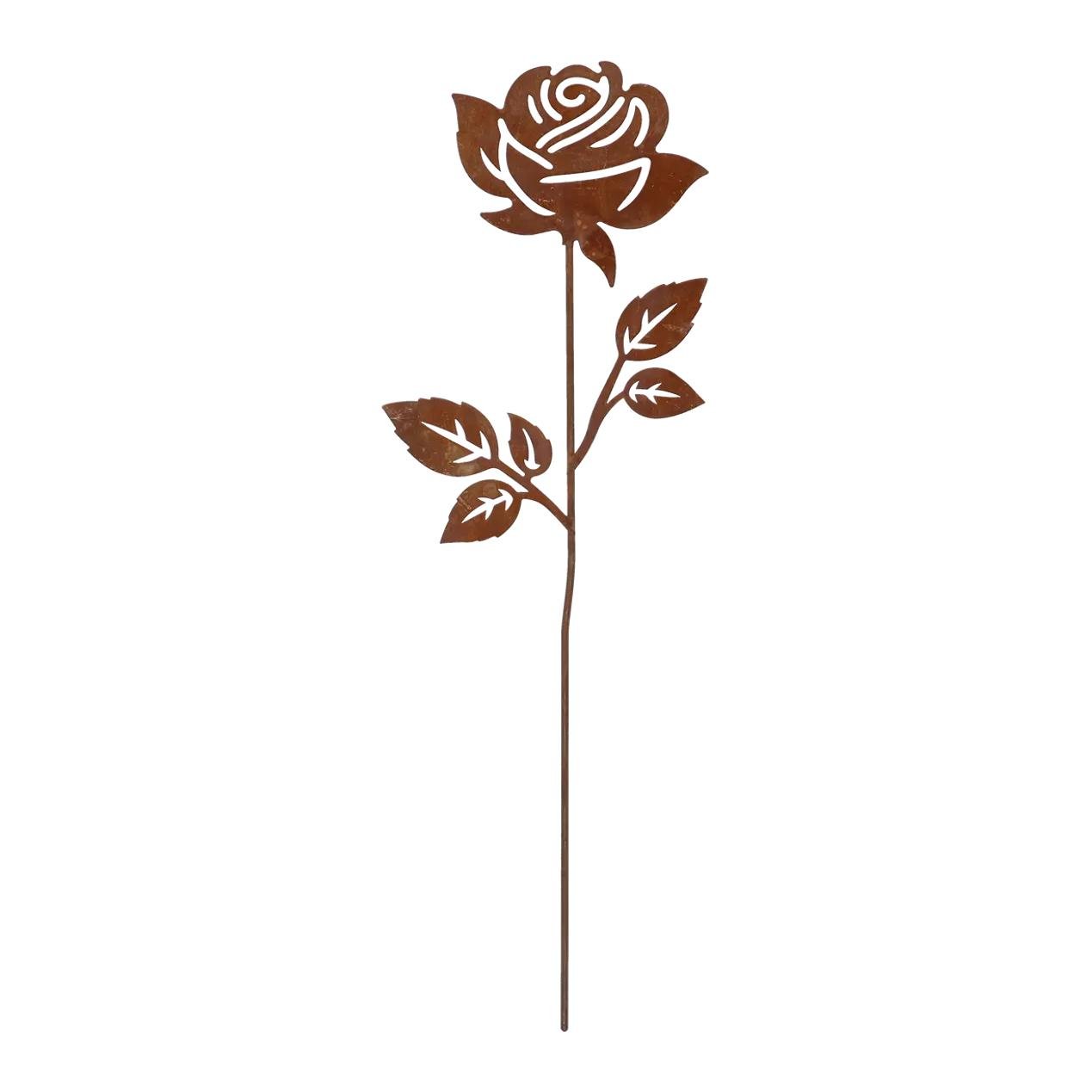 Rost Gartenstecker Rose 