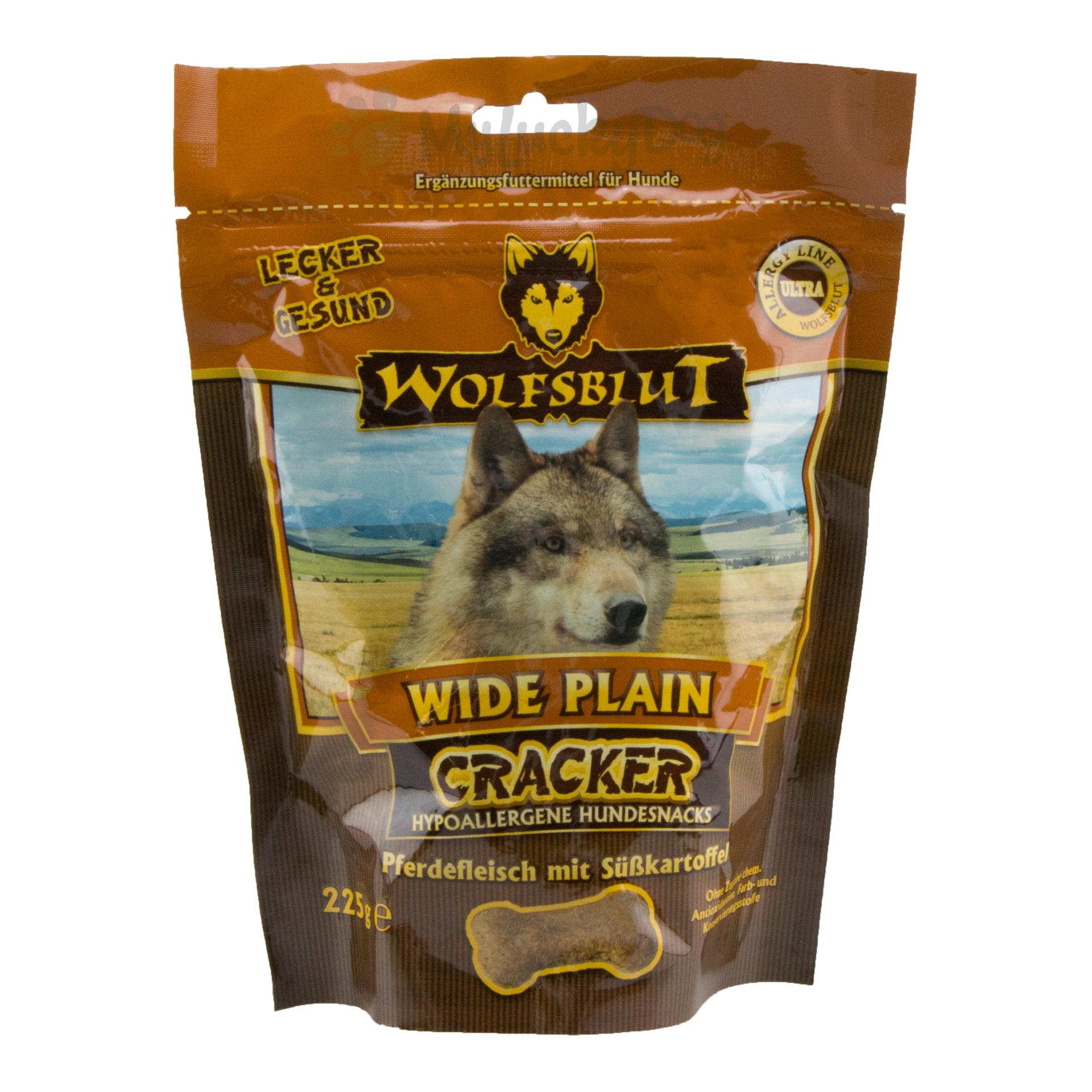 Image of Wolfsblut Cracker Hundesnacks Wide Plain Pferd & Süßkartoffel 225 g bei Hauptner.ch