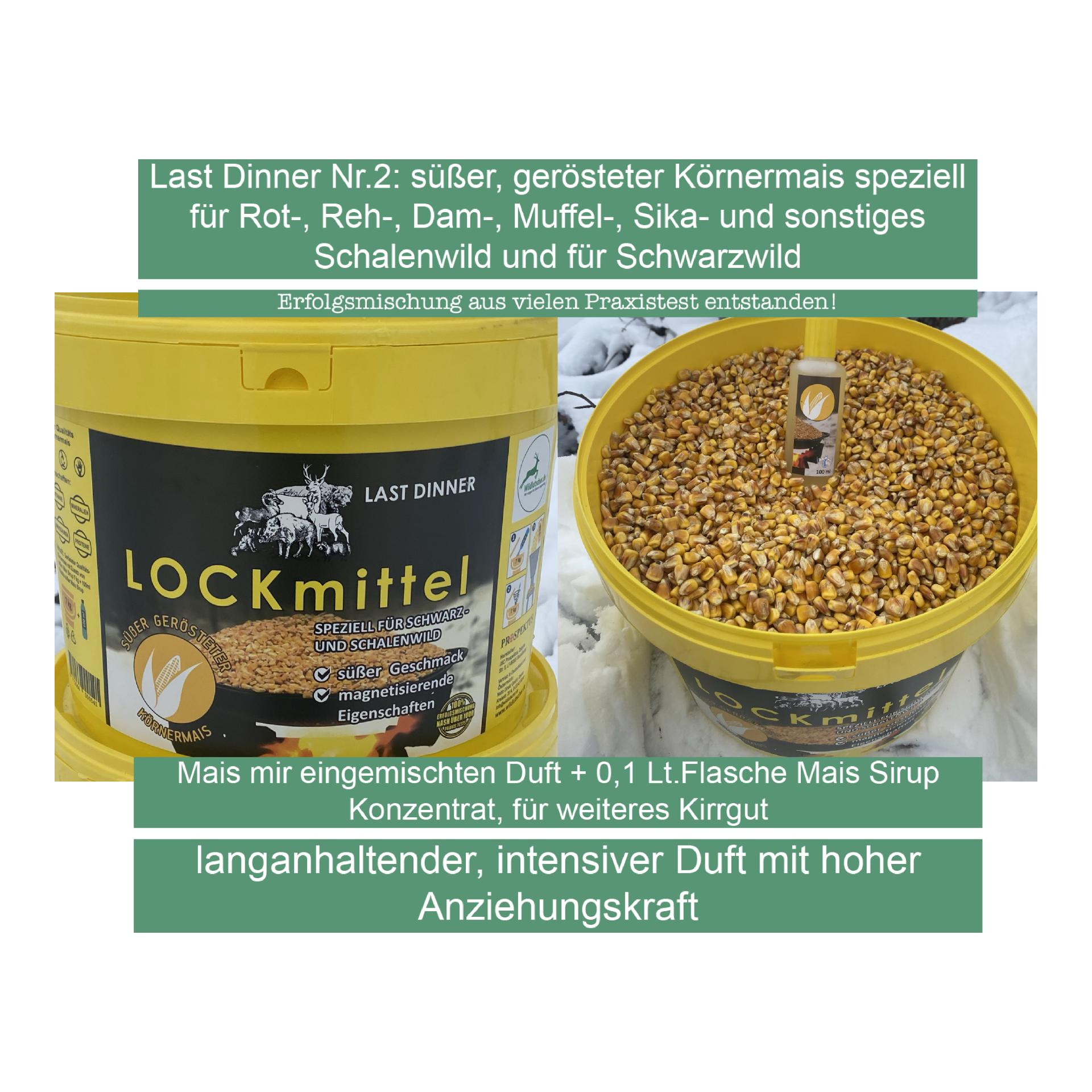 Last Dinner Nr. 2 Gerösteter Mais mit gesüßten Mais Sirup