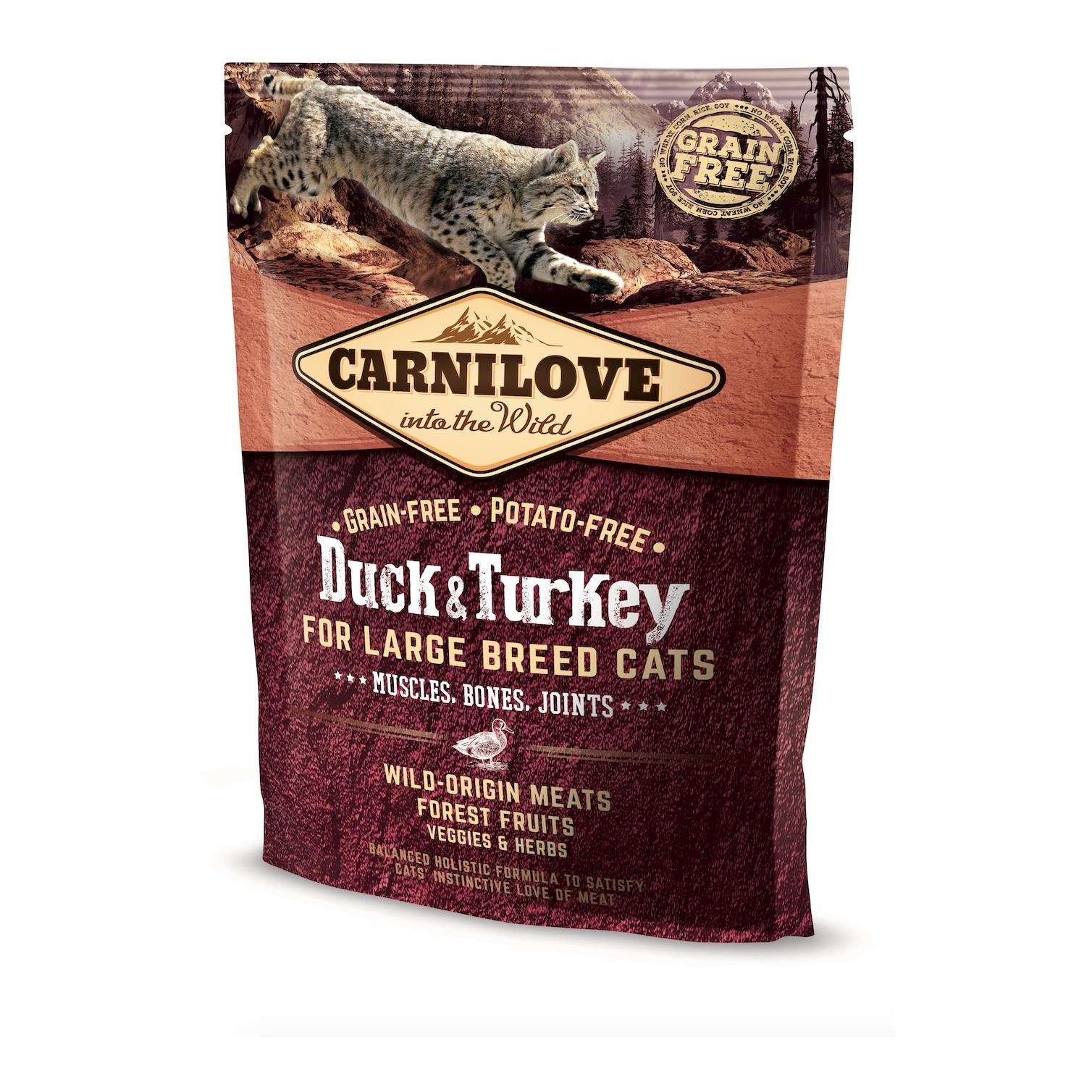 Image of Carnilove Erwachsene Katze (Grosse Rassen) - Ente & Truthahn bei Hauptner.ch