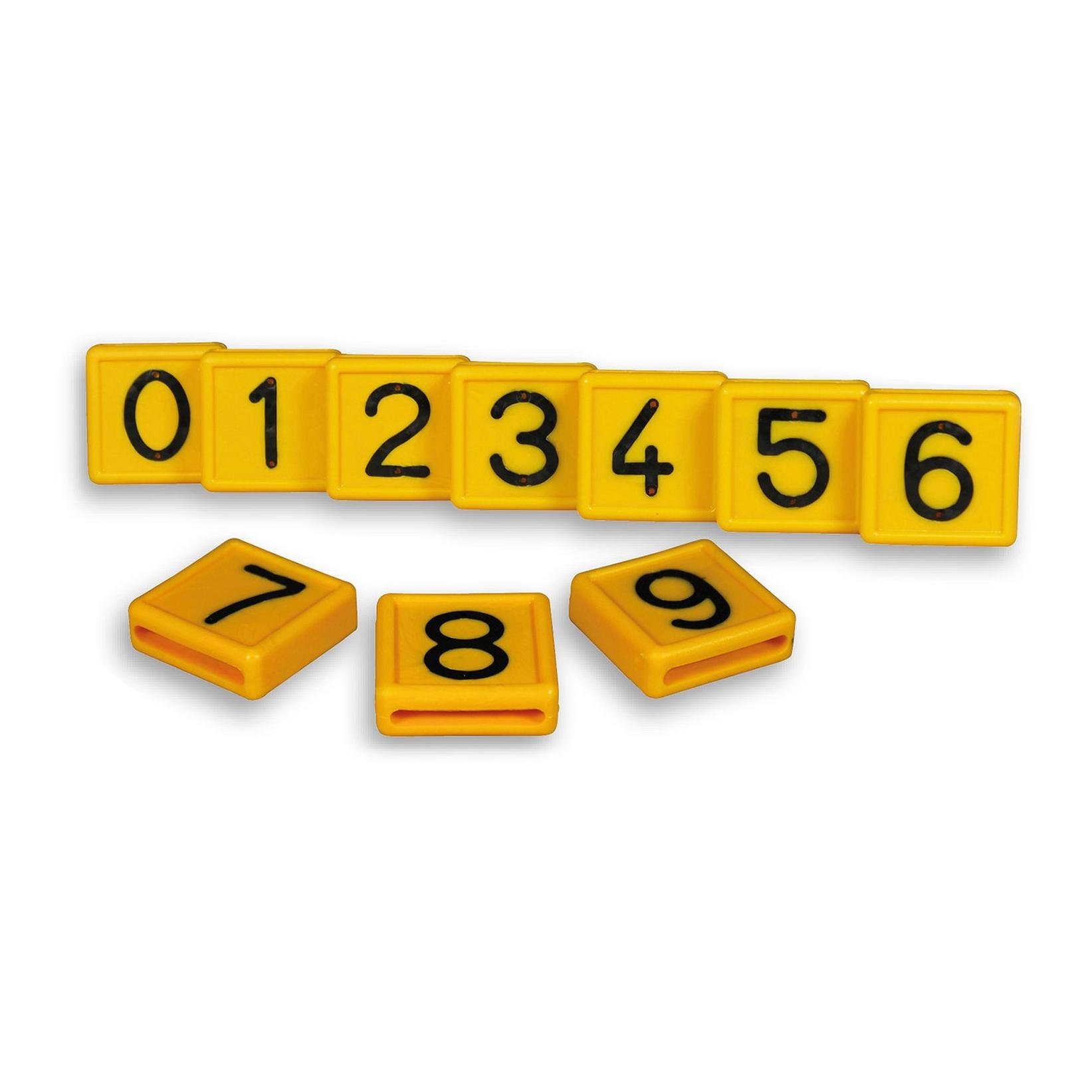 Nummernblock 36x36 mm CRS1 für Kühe/Pferde Standard 0 - 9