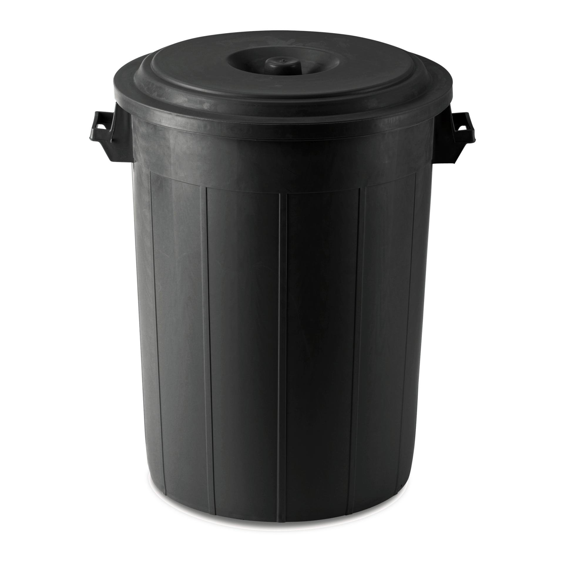 Futtertonne - schwarz