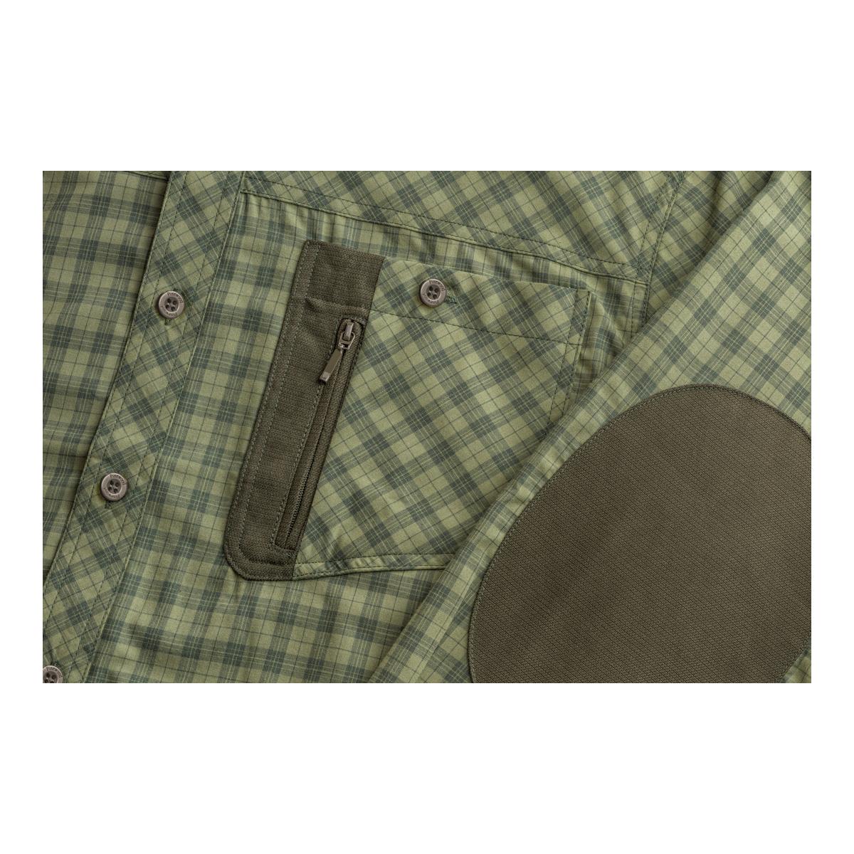 Pinewood Wolf Langarm Hemd - oliv/kariert