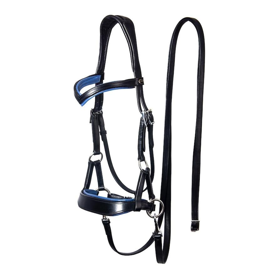 Zaum gebisslos Aruba mit flexiblen Farbpads