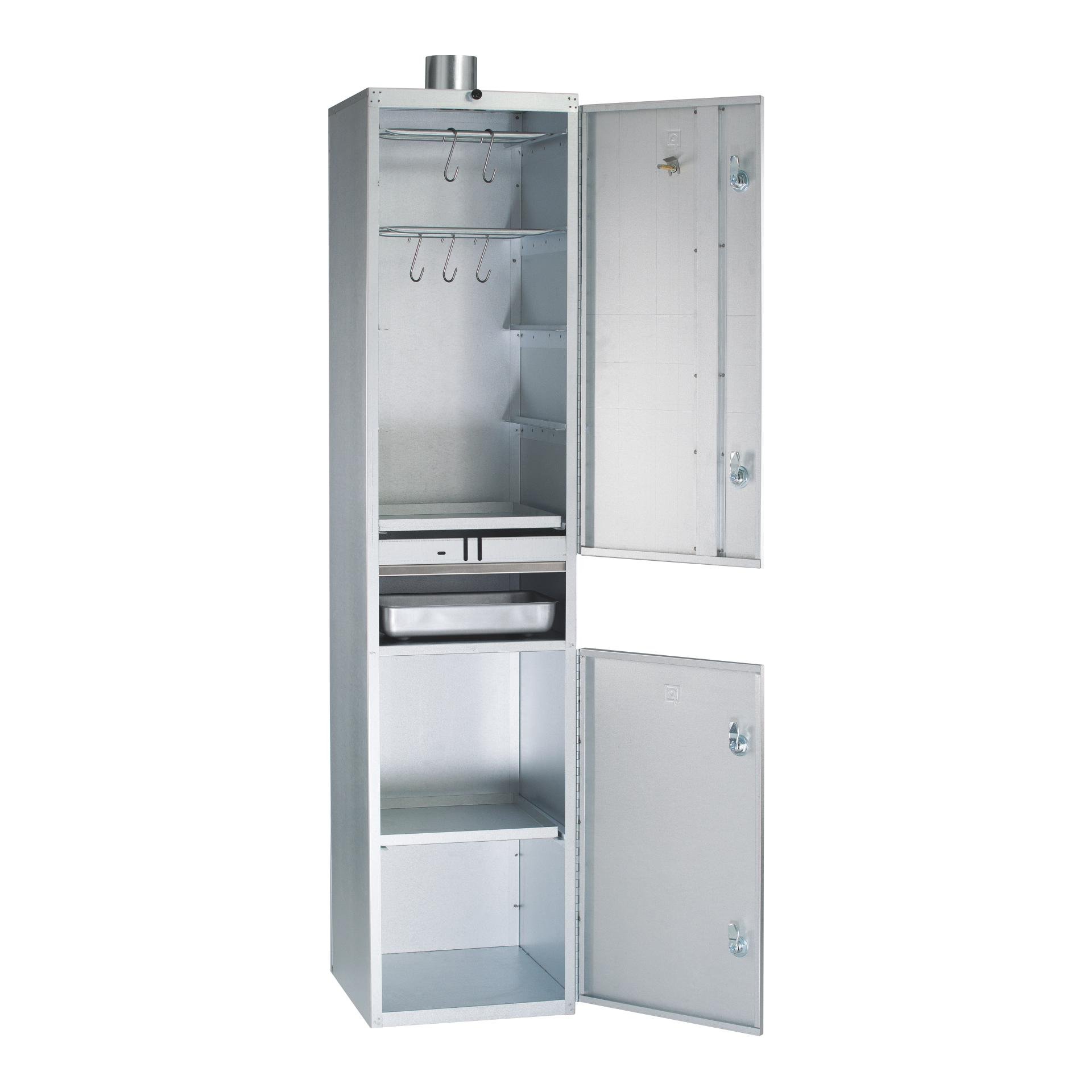 Image of Peetz Räucherofen zum Heiss- und Kalträuchern - Compact Edelstahl inkl. Unterschrank bei Hauptner.ch