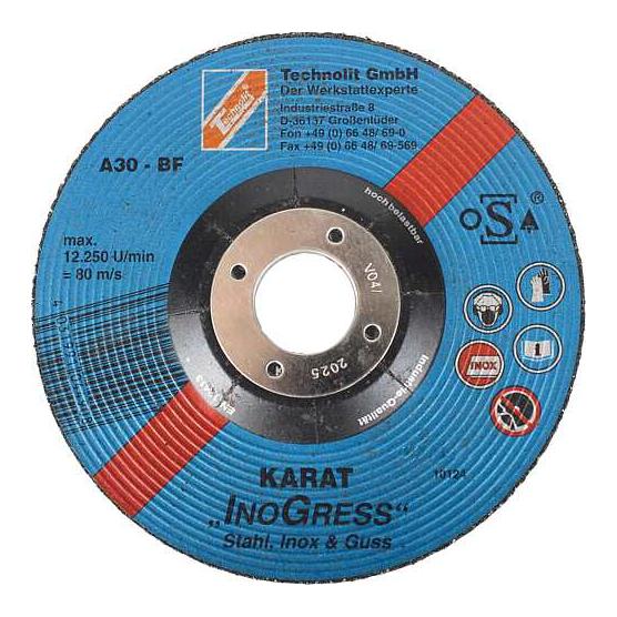 Schleifscheibe KARAT „INOGRESS“ / 125 mm