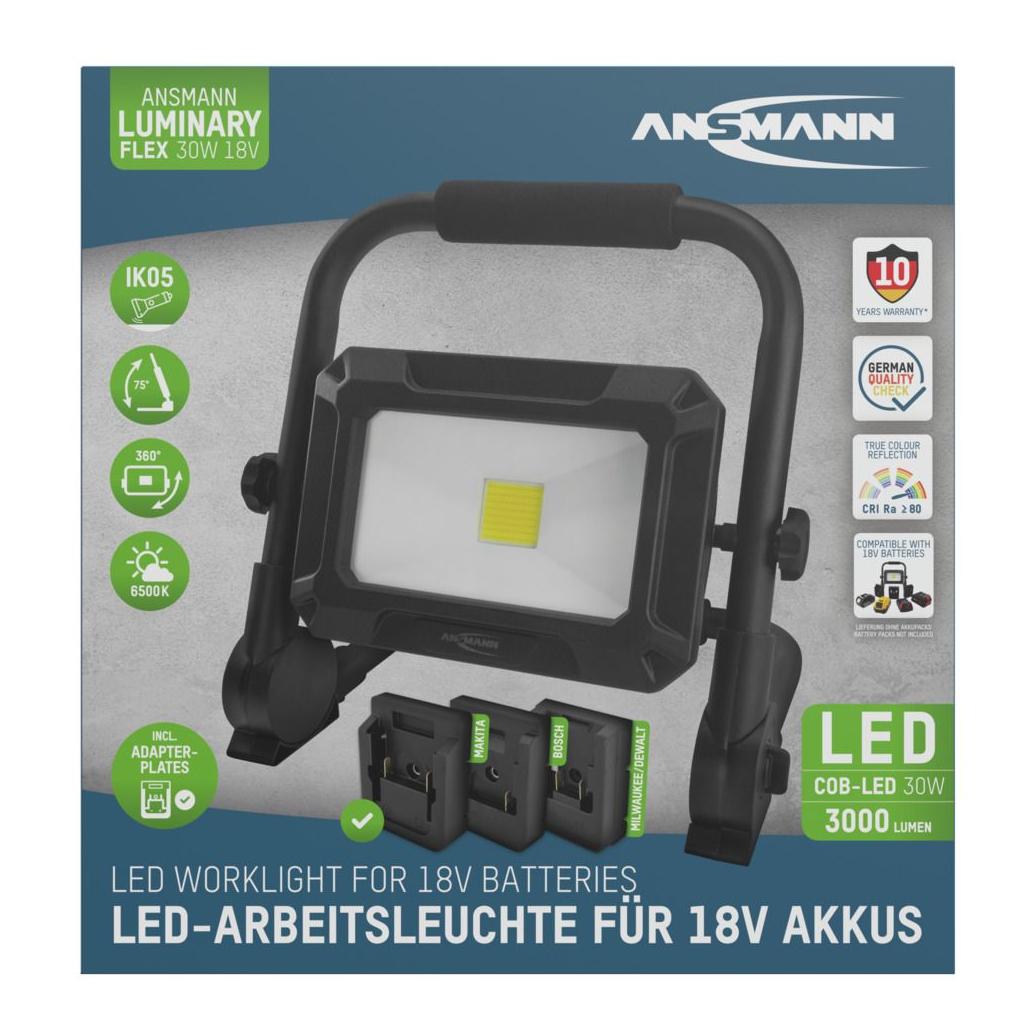 LED-Strahler 30 W für 18V Powertool-Akkupack