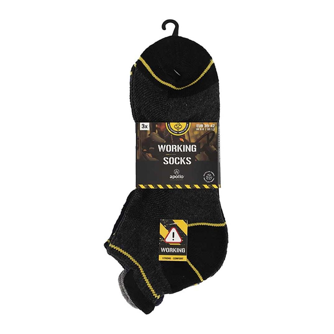 Funktionale Arbeitssocken Sneaker - 3er Pack