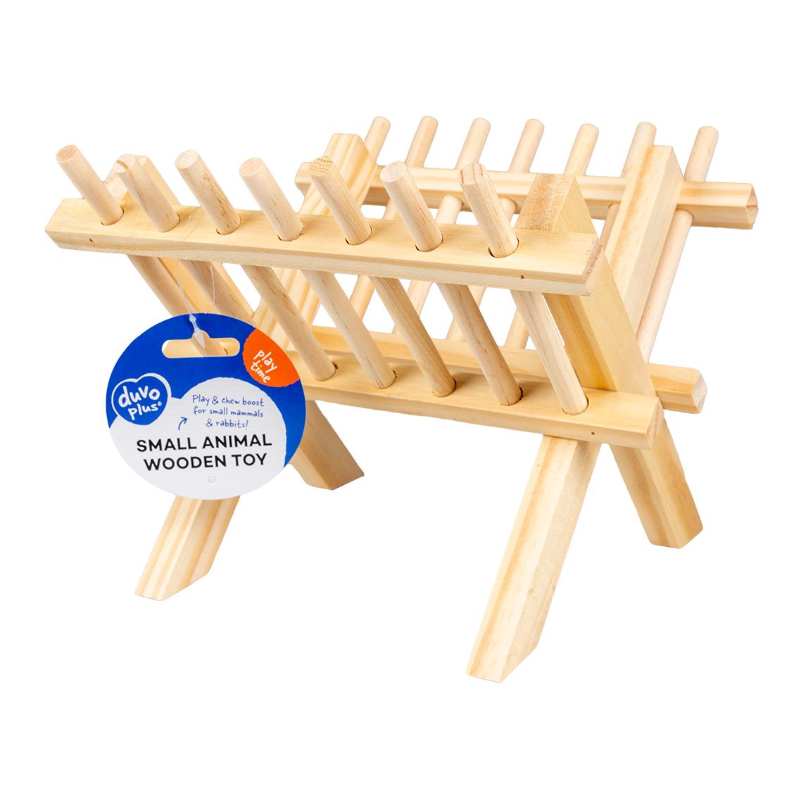 DuvoPlus Hölzerne Heuraufe  