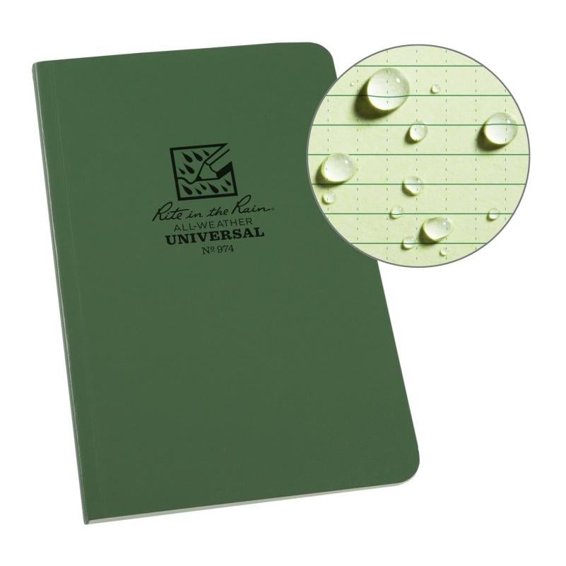 Image of Rite in the Rain Allwetter Notizbuch Softcover 974 - Grün bei Hauptner.ch
