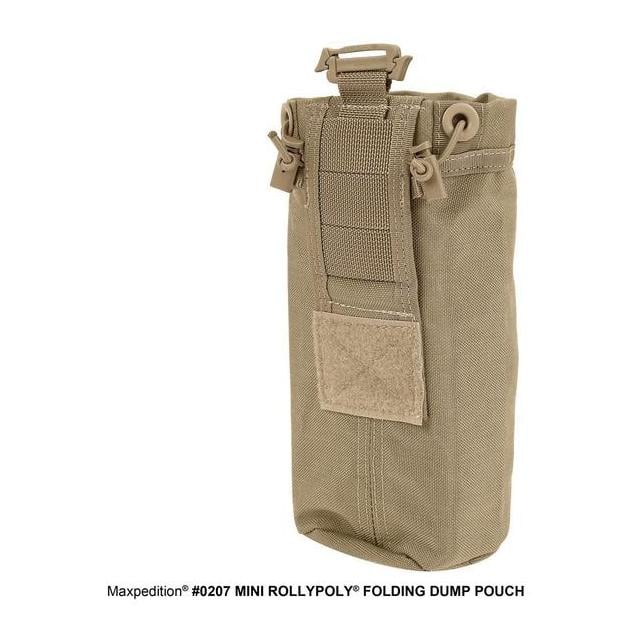 Sac pliable Mini-Rollypoly – gris loup