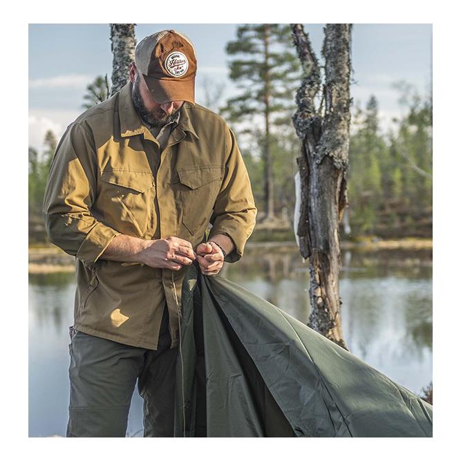 Shirt Woodsman - Coyote / Taiga Grün