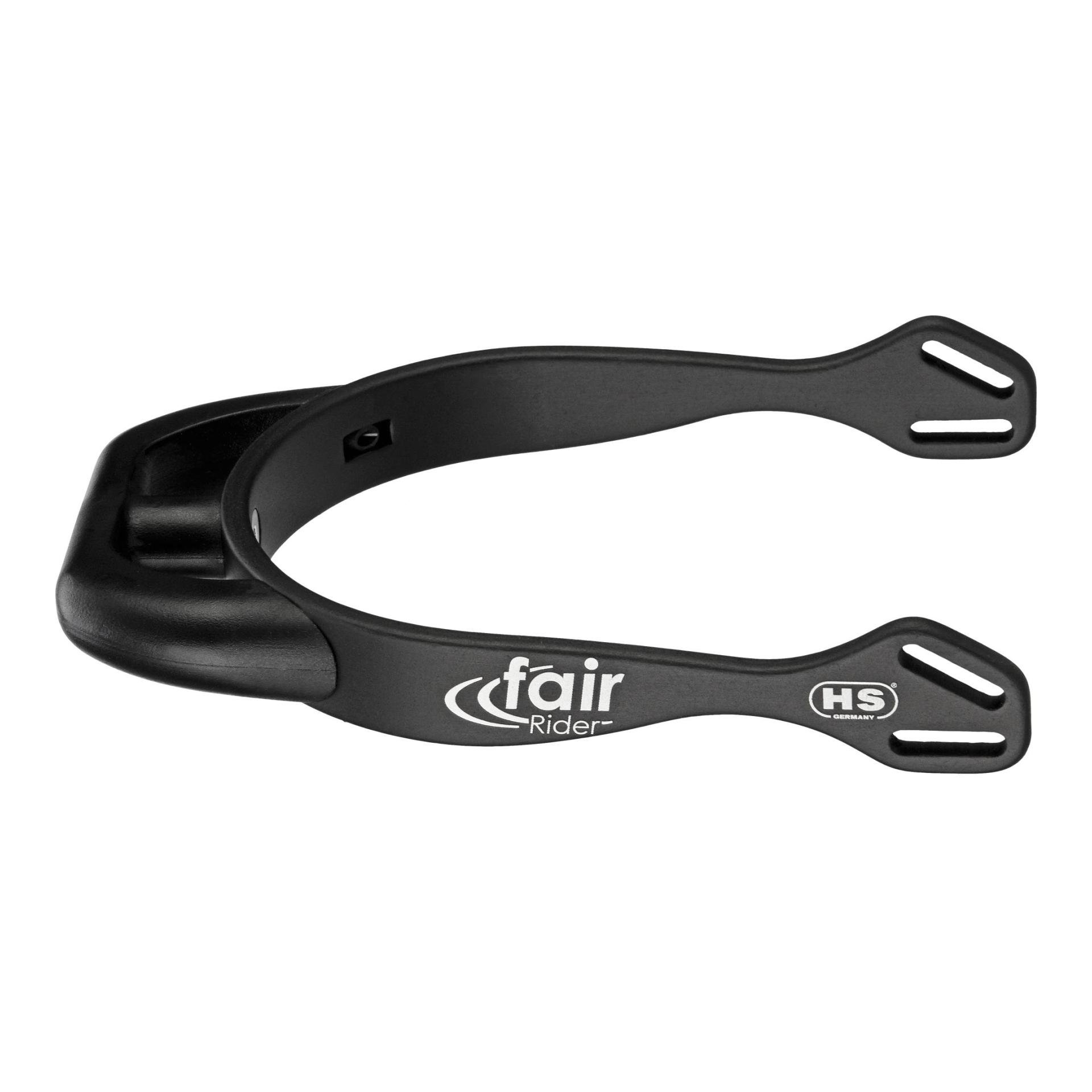 fairRider Sporen flach - schwarz / Hals schwarz
