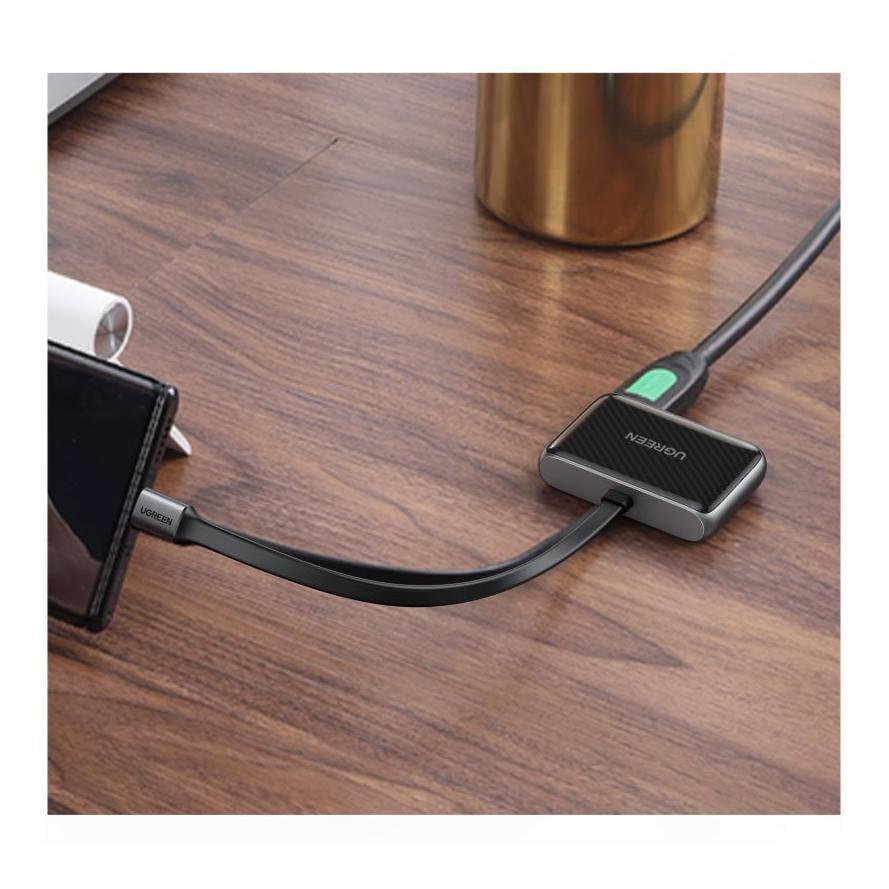 USB-C zu HDMI + VGA Adapter - Schwarz