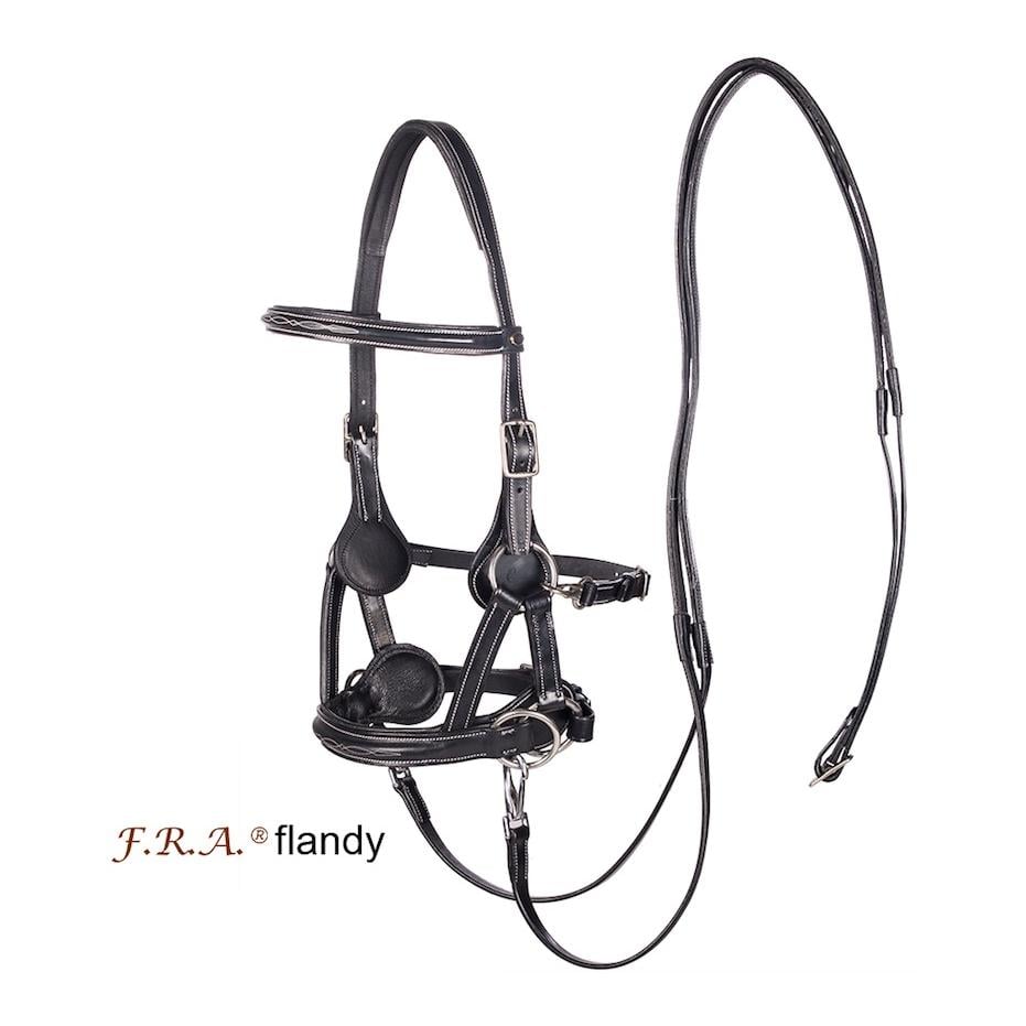 Image of F.R.A Zaum gebisslos Flandy - schwarz bei Hauptner.ch