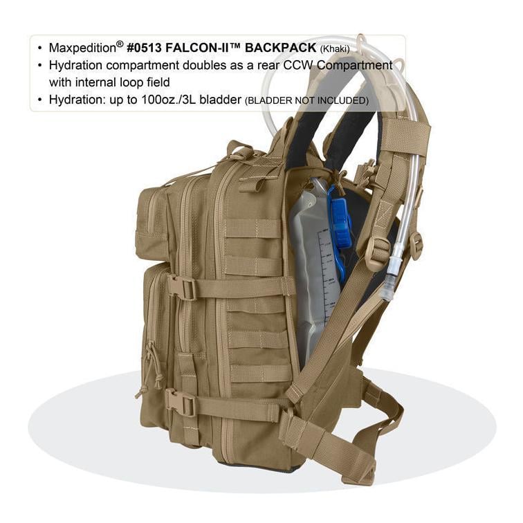 Falcon II Rucksack 23L - Wolfgrau