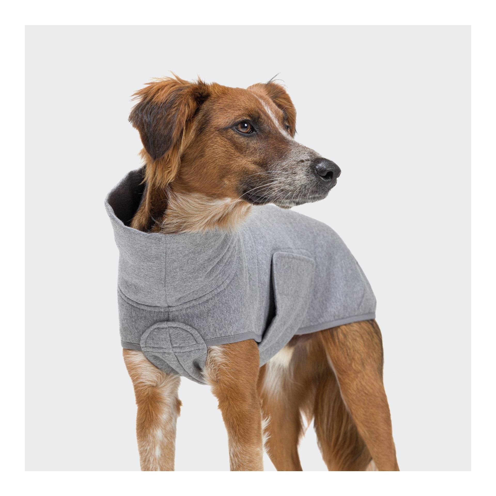 Hundepullover Dorset - grau meliert