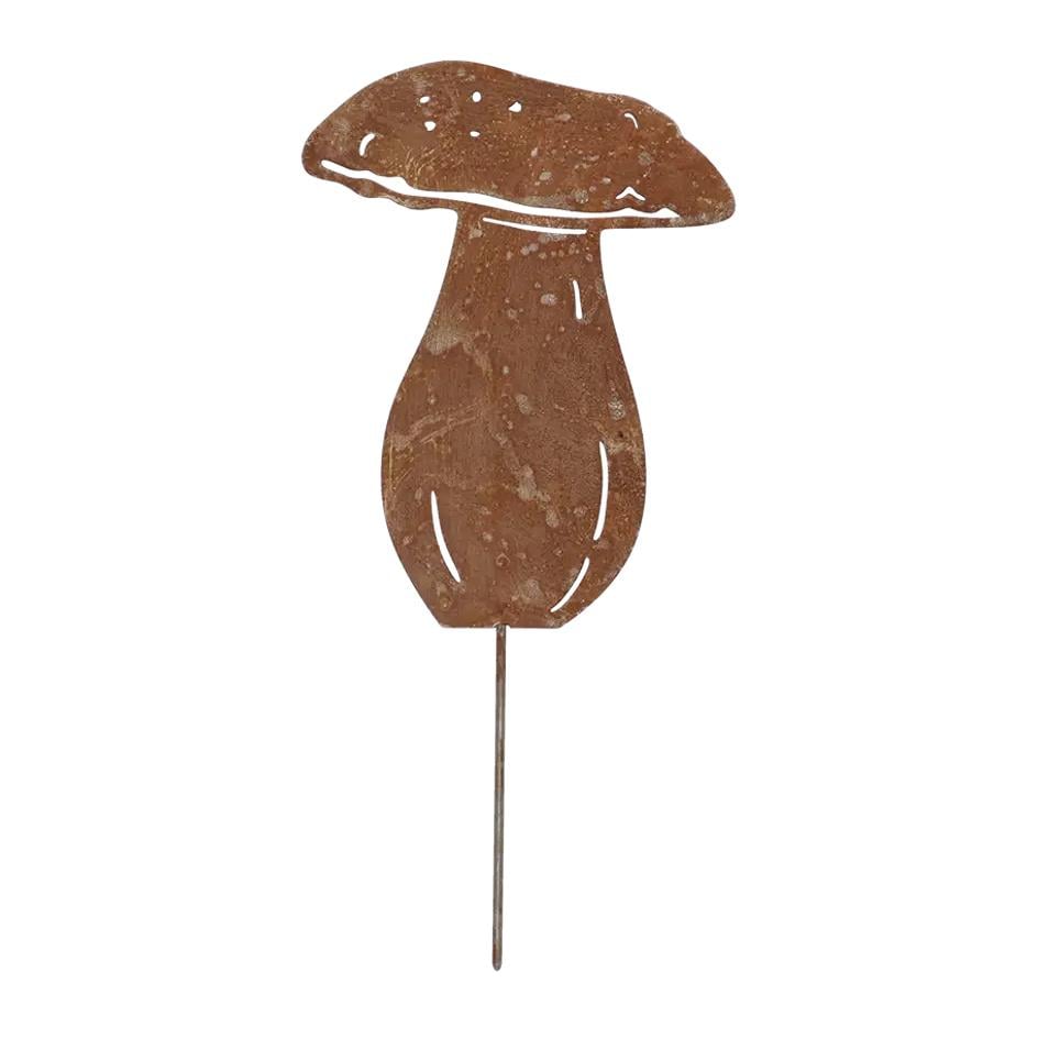 Rost Gartenstecker Steinpilz 